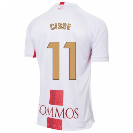 Kandiny Damen Bakary Cissé #11 Weiß Auswärtstrikot Trikot 2023/24 T-Shirt