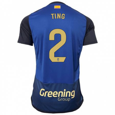 Kandiny Damen Xie Ting #2 Marine Auswärtstrikot Trikot 2023/24 T-Shirt