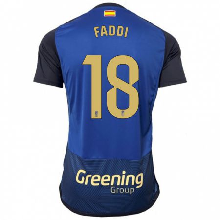 Kandiny Damen Inés Faddi #18 Marine Auswärtstrikot Trikot 2023/24 T-Shirt