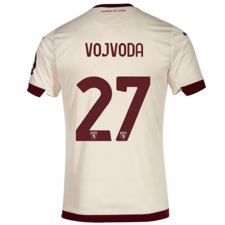 Kandiny Damen Mërgim Vojvoda #27 Sekt Auswärtstrikot Trikot 2023/24 T-Shirt