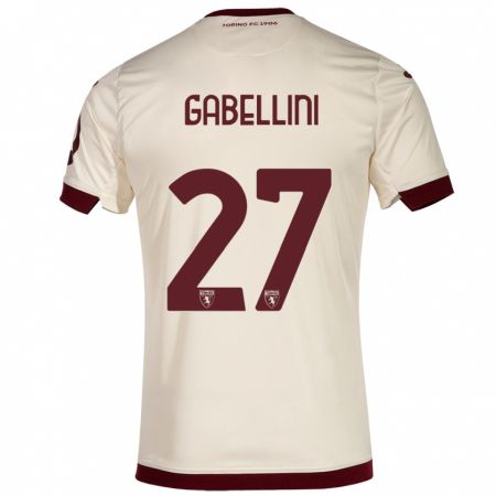 Kandiny Damen Tommaso Gabellini #27 Sekt Auswärtstrikot Trikot 2023/24 T-Shirt