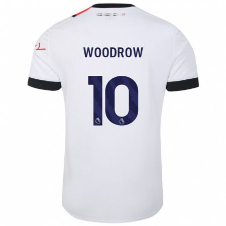 Kandiny Damen Cauley Woodrow #10 Weiß Auswärtstrikot Trikot 2023/24 T-Shirt