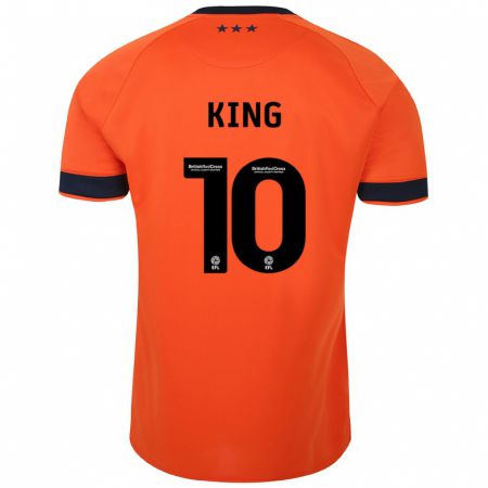 Kandiny Damen Eloise King #10 Orangefarben Auswärtstrikot Trikot 2023/24 T-Shirt