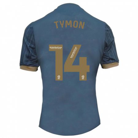 Kandiny Damen Josh Tymon #14 Dunkles Blaugrün Auswärtstrikot Trikot 2023/24 T-Shirt