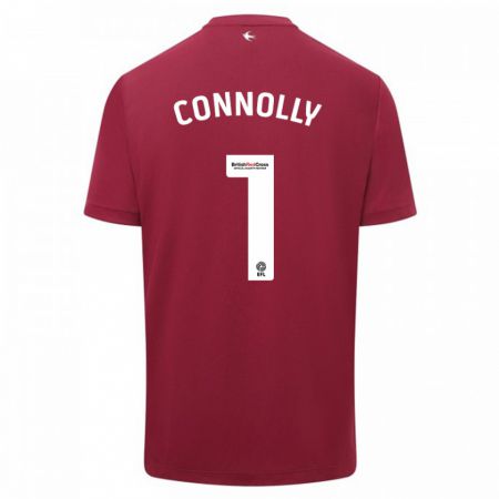 Kandiny Damen Daisy Connolly #1 Rot Auswärtstrikot Trikot 2023/24 T-Shirt
