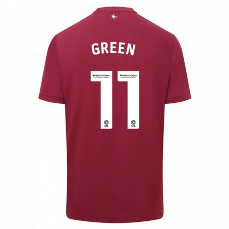 Kandiny Damen Danielle Green #11 Rot Auswärtstrikot Trikot 2023/24 T-Shirt