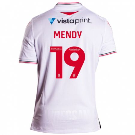 Kandiny Damen Jacob Mendy #19 Weiß Auswärtstrikot Trikot 2023/24 T-Shirt