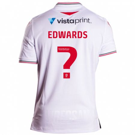Kandiny Damen Callum Edwards #0 Weiß Auswärtstrikot Trikot 2023/24 T-Shirt