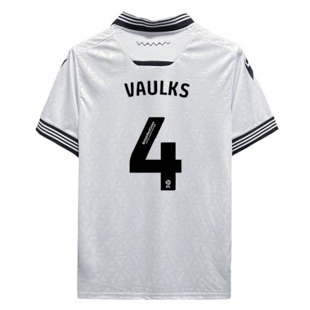 Kandiny Damen Will Vaulks #4 Weiß Auswärtstrikot Trikot 2023/24 T-Shirt