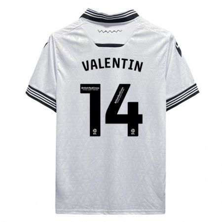 Kandiny Damen Pol Valentín #14 Weiß Auswärtstrikot Trikot 2023/24 T-Shirt