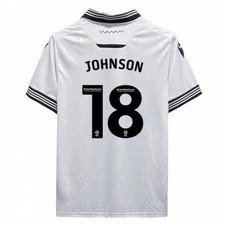 Kandiny Damen Marvin Johnson #18 Weiß Auswärtstrikot Trikot 2023/24 T-Shirt