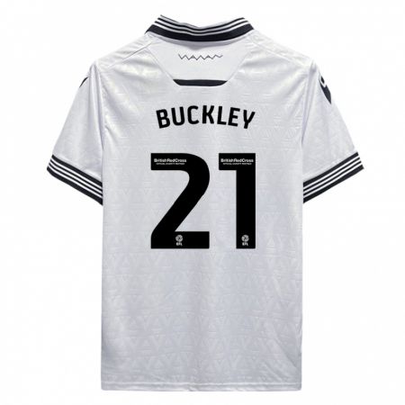 Kandiny Damen John Buckley #21 Weiß Auswärtstrikot Trikot 2023/24 T-Shirt