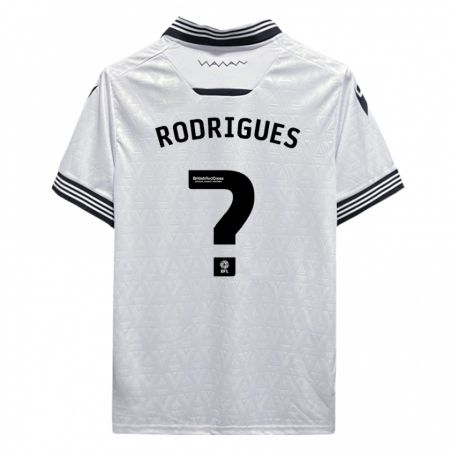 Kandiny Damen Carlos Rodrigues #0 Weiß Auswärtstrikot Trikot 2023/24 T-Shirt