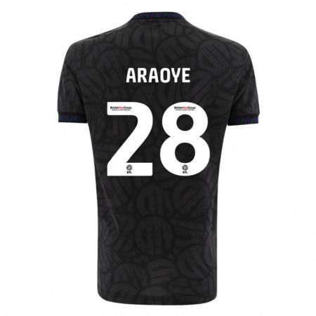 Kandiny Damen Raphael Araoye #28 Schwarz Auswärtstrikot Trikot 2023/24 T-Shirt