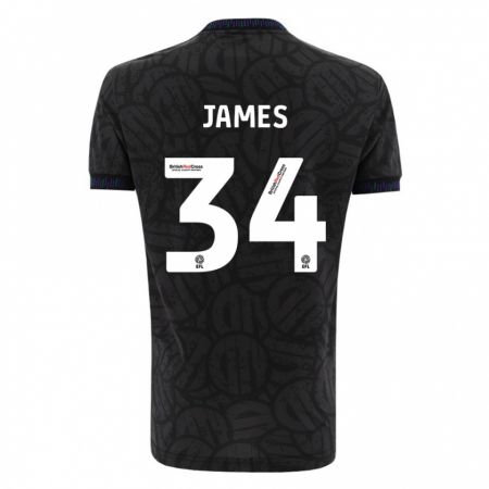 Kandiny Damen Joseph James #34 Schwarz Auswärtstrikot Trikot 2023/24 T-Shirt