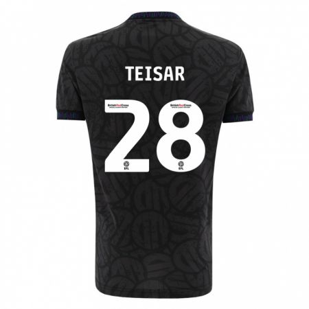 Kandiny Damen Tianna Teisar #28 Schwarz Auswärtstrikot Trikot 2023/24 T-Shirt