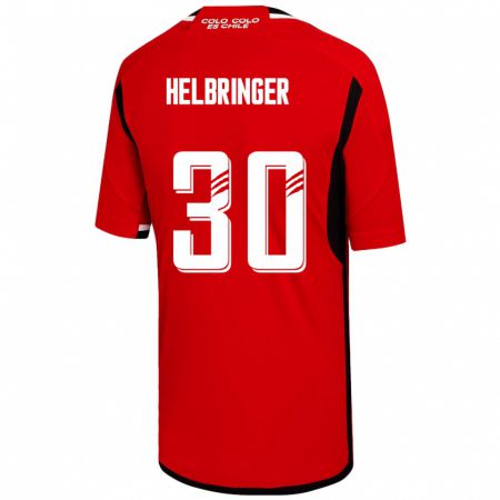 Kandiny Damen Aixa Helbringer #30 Rot Auswärtstrikot Trikot 2023/24 T-Shirt