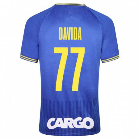 Kandiny Damen Osher Davida #77 Blau Auswärtstrikot Trikot 2023/24 T-Shirt