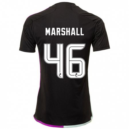 Kandiny Damen Findlay Marshall #46 Schwarz Auswärtstrikot Trikot 2023/24 T-Shirt