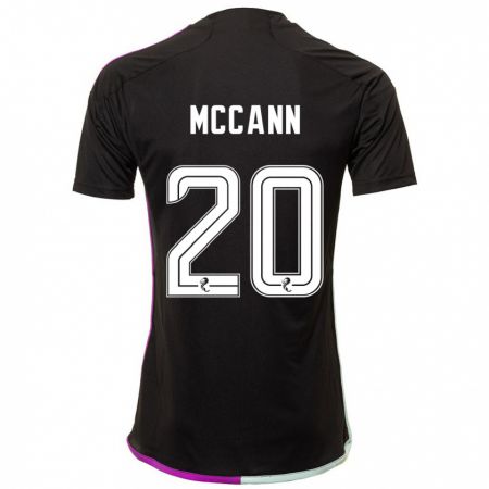 Kandiny Damen Annalisa Mccann #20 Schwarz Auswärtstrikot Trikot 2023/24 T-Shirt