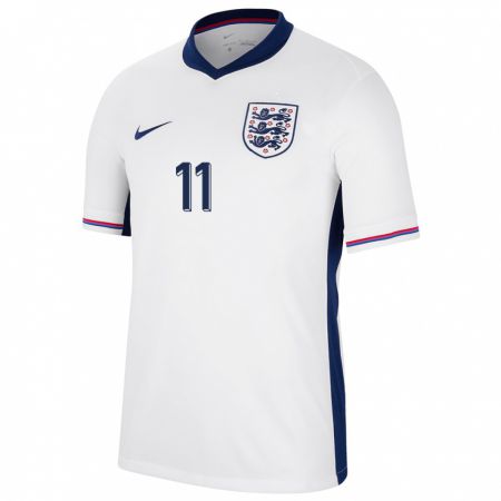 Kandiny Kinder England Phil Foden #11 Weiß Heimtrikot Trikot 24-26 T-Shirt