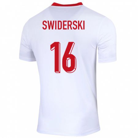Kandiny Kinder Polen Karol Swiderski #7 Weiß Heimtrikot Trikot 24-26 T-Shirt
