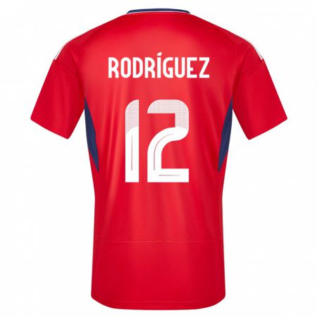 Kandiny Kinder Costa Rica Lixy Rodriguez #12 Rot Heimtrikot Trikot 24-26 T-Shirt