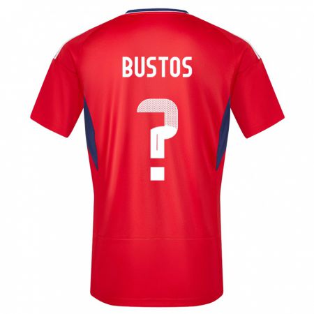 Kandiny Kinder Costa Rica Roy Bustos #0 Rot Heimtrikot Trikot 24-26 T-Shirt