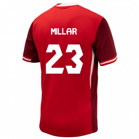 Kandiny Kinder Kanada Liam Millar #23 Rot Heimtrikot Trikot 24-26 T-Shirt