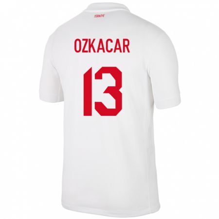 Kandiny Kinder Türkei Cenk Özkacar #13 Weiß Heimtrikot Trikot 24-26 T-Shirt