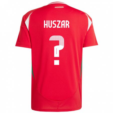 Kandiny Kinder Ungarn Marcell Huszár #0 Rot Heimtrikot Trikot 24-26 T-Shirt