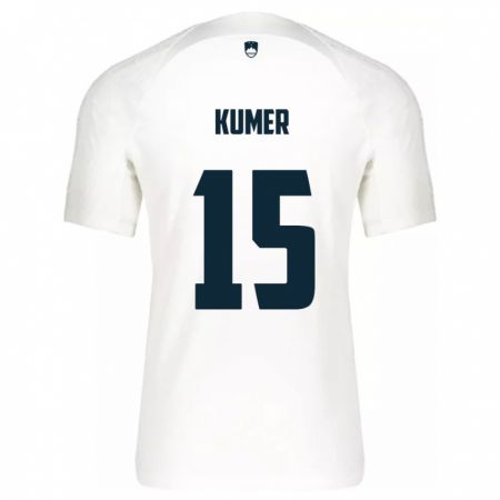 Kandiny Kinder Slowenien Alin Kumer #15 Weiß Heimtrikot Trikot 24-26 T-Shirt