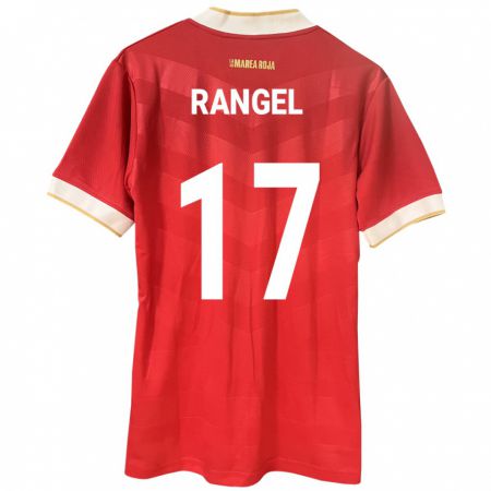 Kandiny Kinder Panama Kenia Rangel #17 Rot Heimtrikot Trikot 24-26 T-Shirt