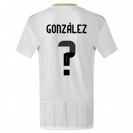 Kandiny Kinder Costa Rica Ariel Gonzalez #0 Weiß Auswärtstrikot Trikot 24-26 T-Shirt