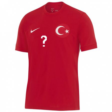 Kandiny Kinder Türkei Elyas Bagci #0 Rot Auswärtstrikot Trikot 24-26 T-Shirt