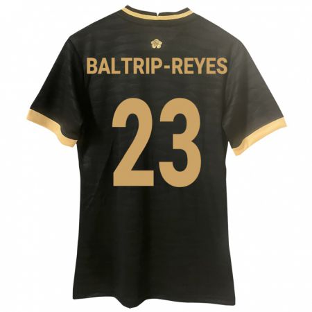 Kandiny Kinder Panama Carina Baltrip-Reyes #23 Schwarz Auswärtstrikot Trikot 24-26 T-Shirt