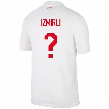 Kandiny Herren Türkei Ege İzmirli #0 Weiß Heimtrikot Trikot 24-26 T-Shirt