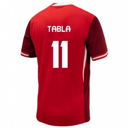 Kandiny Damen Kanada Ballou Tabla #11 Rot Heimtrikot Trikot 24-26 T-Shirt