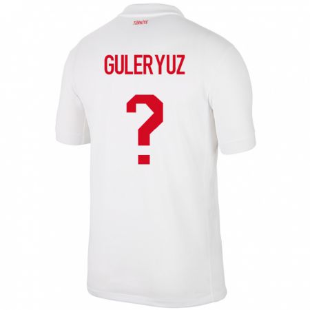 Kandiny Damen Türkei Göknur Güleryüz #0 Weiß Heimtrikot Trikot 24-26 T-Shirt