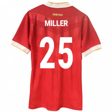 Kandiny Damen Panama Roderick Miller #25 Rot Heimtrikot Trikot 24-26 T-Shirt