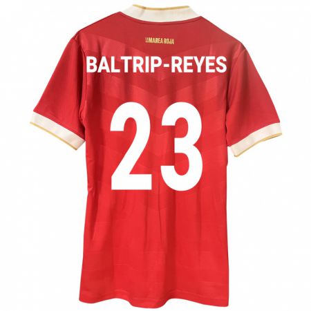 Kandiny Damen Panama Carina Baltrip-Reyes #23 Rot Heimtrikot Trikot 24-26 T-Shirt