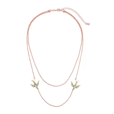 Kandiny - Little Swallow Lady Short Double Layer Necklace