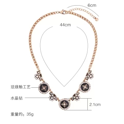 Kandiny - Diamond Fashion Dinner Necklace 01308