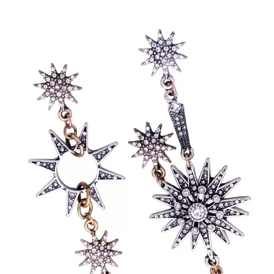 Kandiny - Individual starry star-studded crystal Earrings 00718