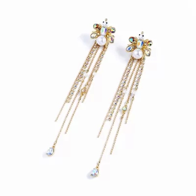 Kandiny - Personality creative insect tassel Earrings 00725