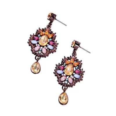 Kandiny - Diamond colorful drop Earrings 00738