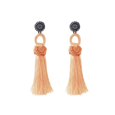 Kandiny - Bohemian hand-knitted tassel Earrings 00795