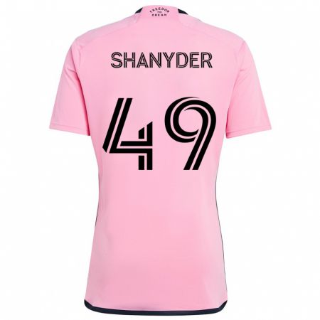 Kandiny Kinder Shanyder Borgelin #49 Rosa Heimtrikot Trikot 2024/25 T-Shirt