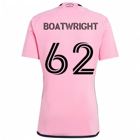 Kandiny Kinder Israel Boatwright #62 Rosa Heimtrikot Trikot 2024/25 T-Shirt