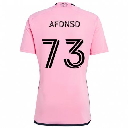 Kandiny Kinder Leo Afonso #73 Rosa Heimtrikot Trikot 2024/25 T-Shirt